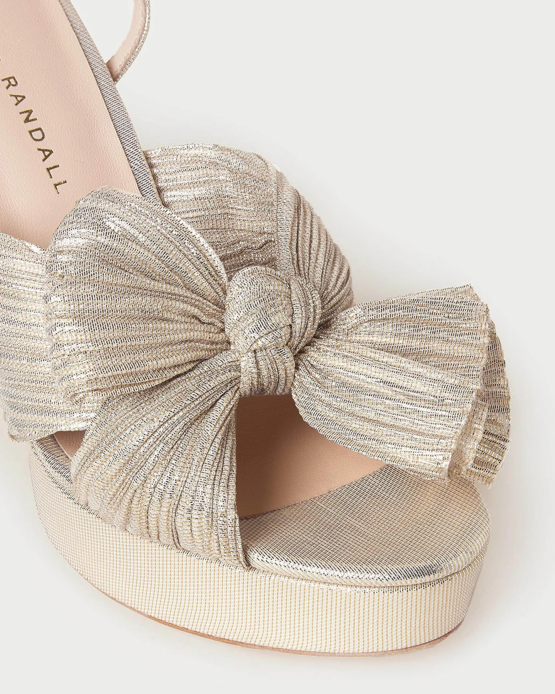 Loeffler Randall Natalia Platform Bow Heel| SOMETHING BLUE|FOR THE BRIDE