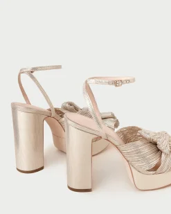 Loeffler Randall Natalia Platform Bow Heel| SOMETHING BLUE|FOR THE BRIDE