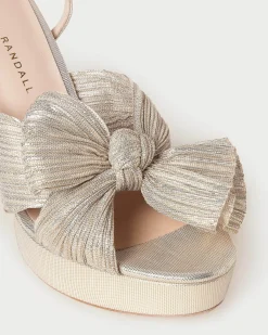 Loeffler Randall Natalia Platform Bow Heel| FOR THE BRIDE|Heeled Sandals
