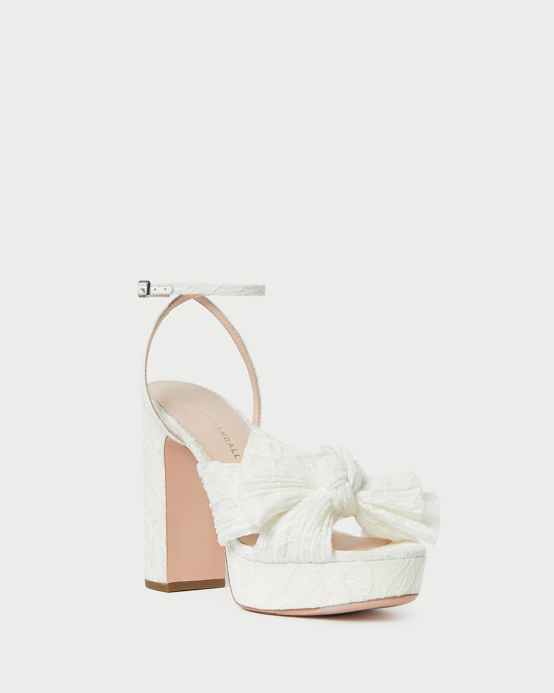 Loeffler Randall Natalia Platform Bow Heel| FOR THE BRIDE|Heeled Sandals
