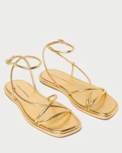 Loeffler Randall Noor Leather Flat Sandal| Flat Sandals