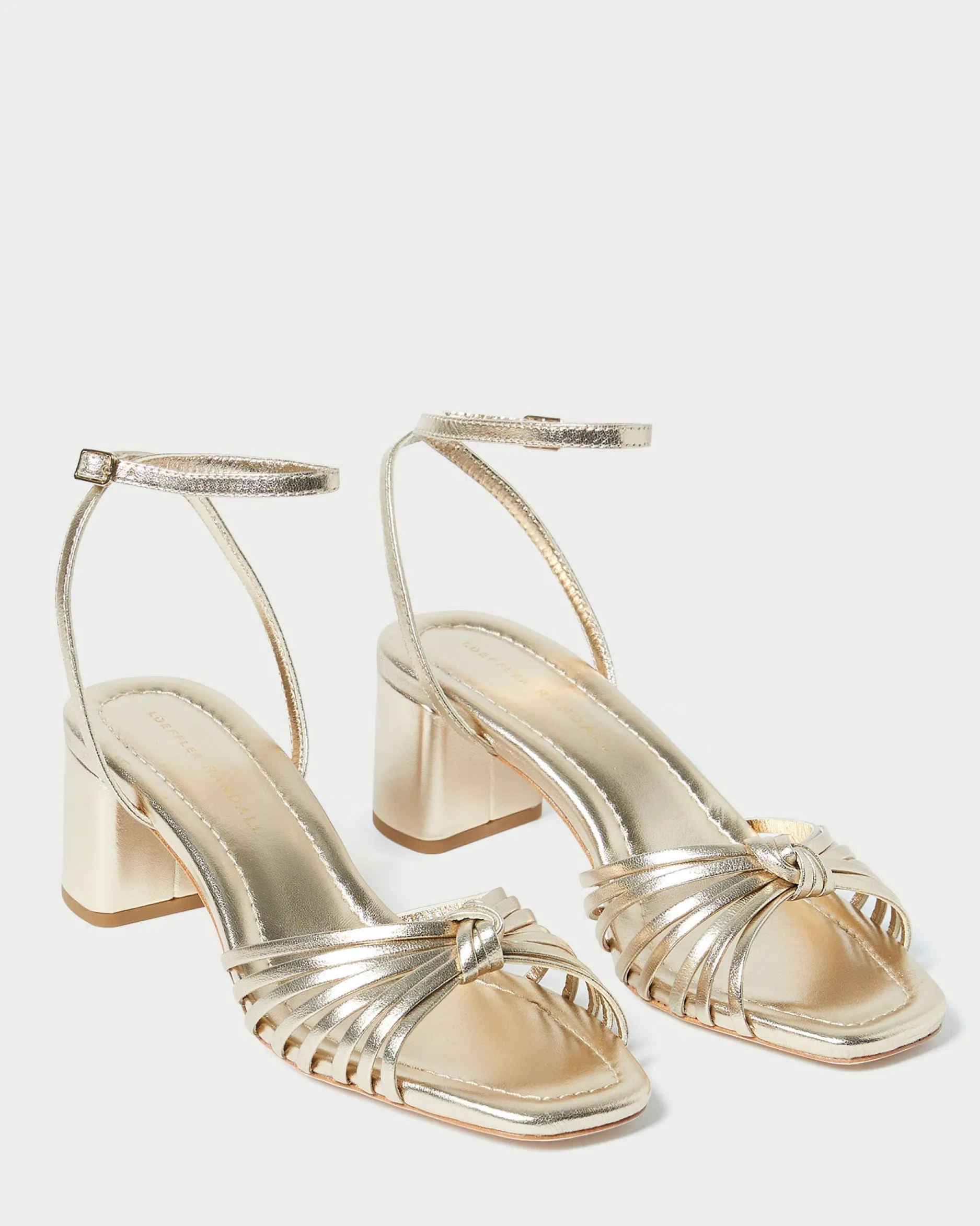 Loeffler Randall Olivia Knot Mid-Heel Sandal| FOR THE BRIDE|Event Essentials