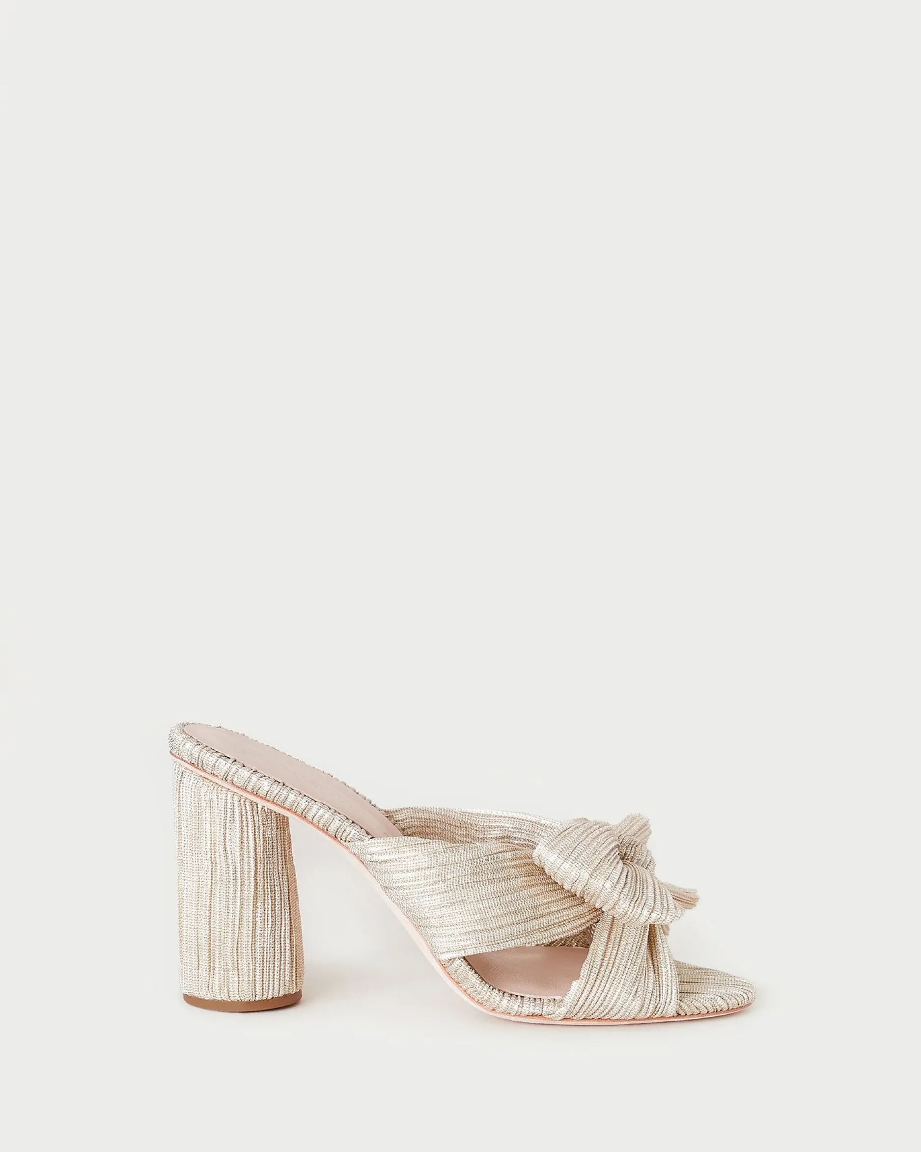 Loeffler Randall Penny Pleated Bow Heel| SOMETHING BLUE