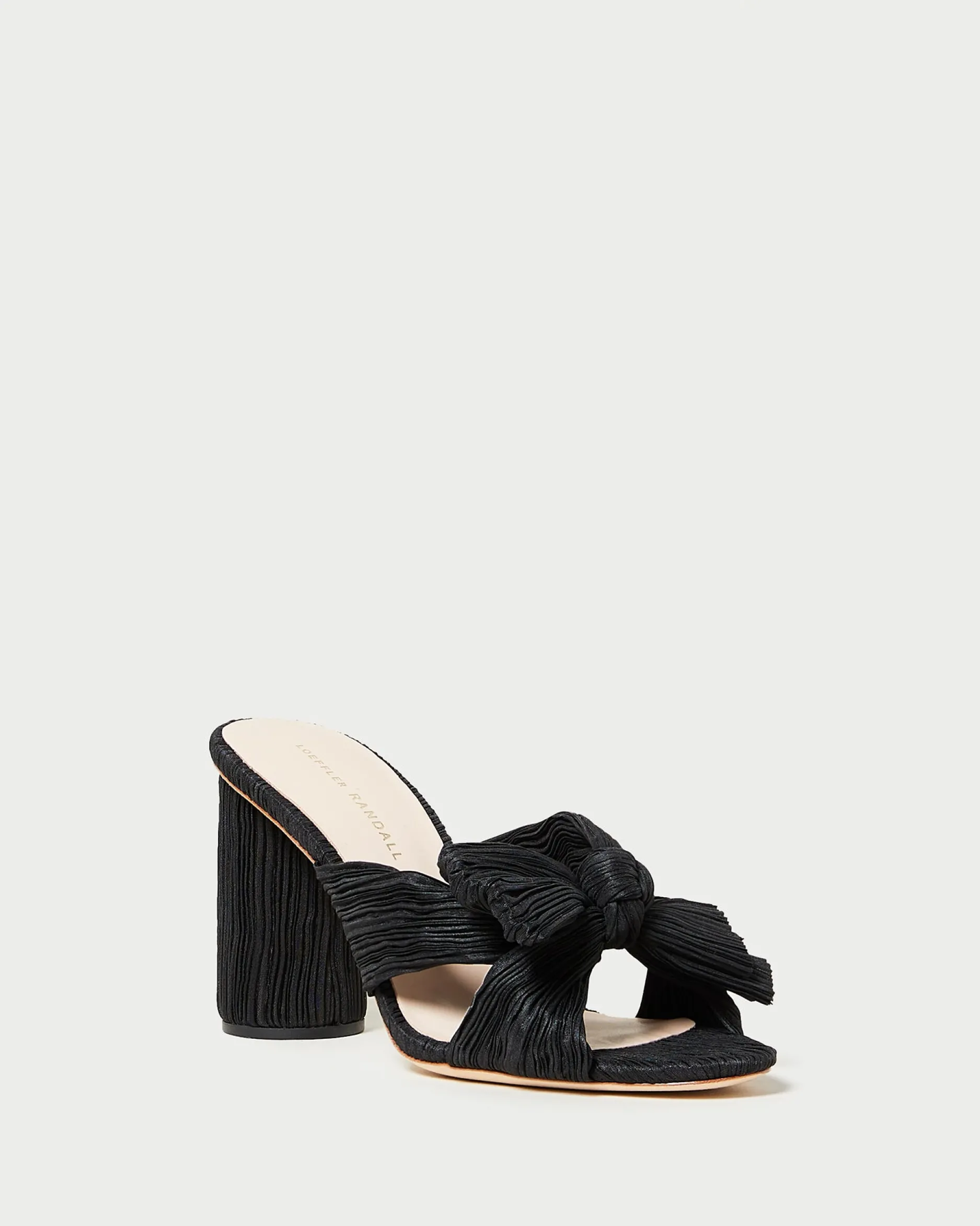 Loeffler Randall Penny Pleated Bow Heel| SOMETHING BLUE