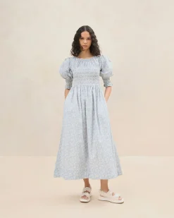 Loeffler Randall Quinn Pink Floral Cinched Dress| Casual Staples|Event Essentials