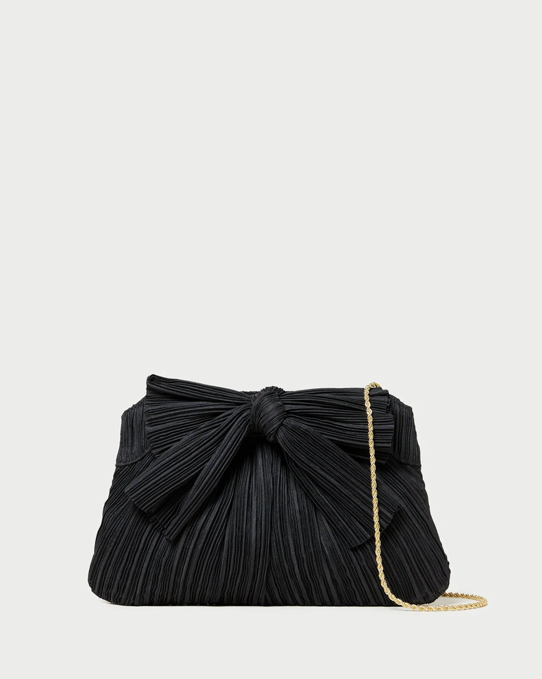 Loeffler Randall Rayne Black Bow Clutch| Clutches