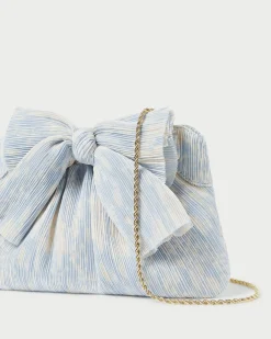 Loeffler Randall Rayne Bow Clutch| SOMETHING BLUE|FOR THE BRIDE