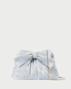 Loeffler Randall Rayne Bow Clutch| SOMETHING BLUE|FOR THE BRIDE