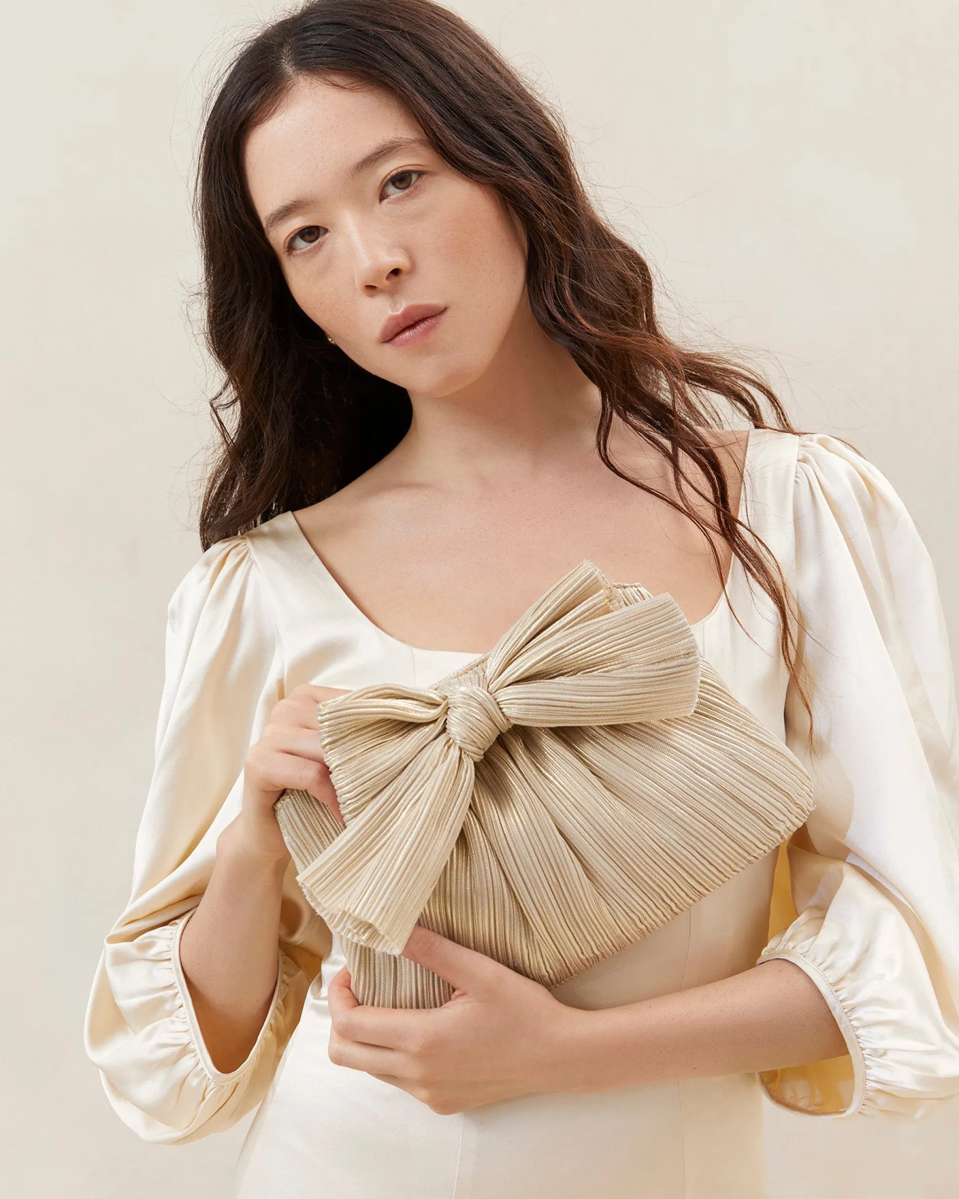 Loeffler Randall Rayne Bow Clutch| Clutches