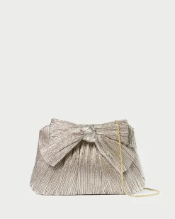 Loeffler Randall Rayne Pleated Bow Clutch| Clutches