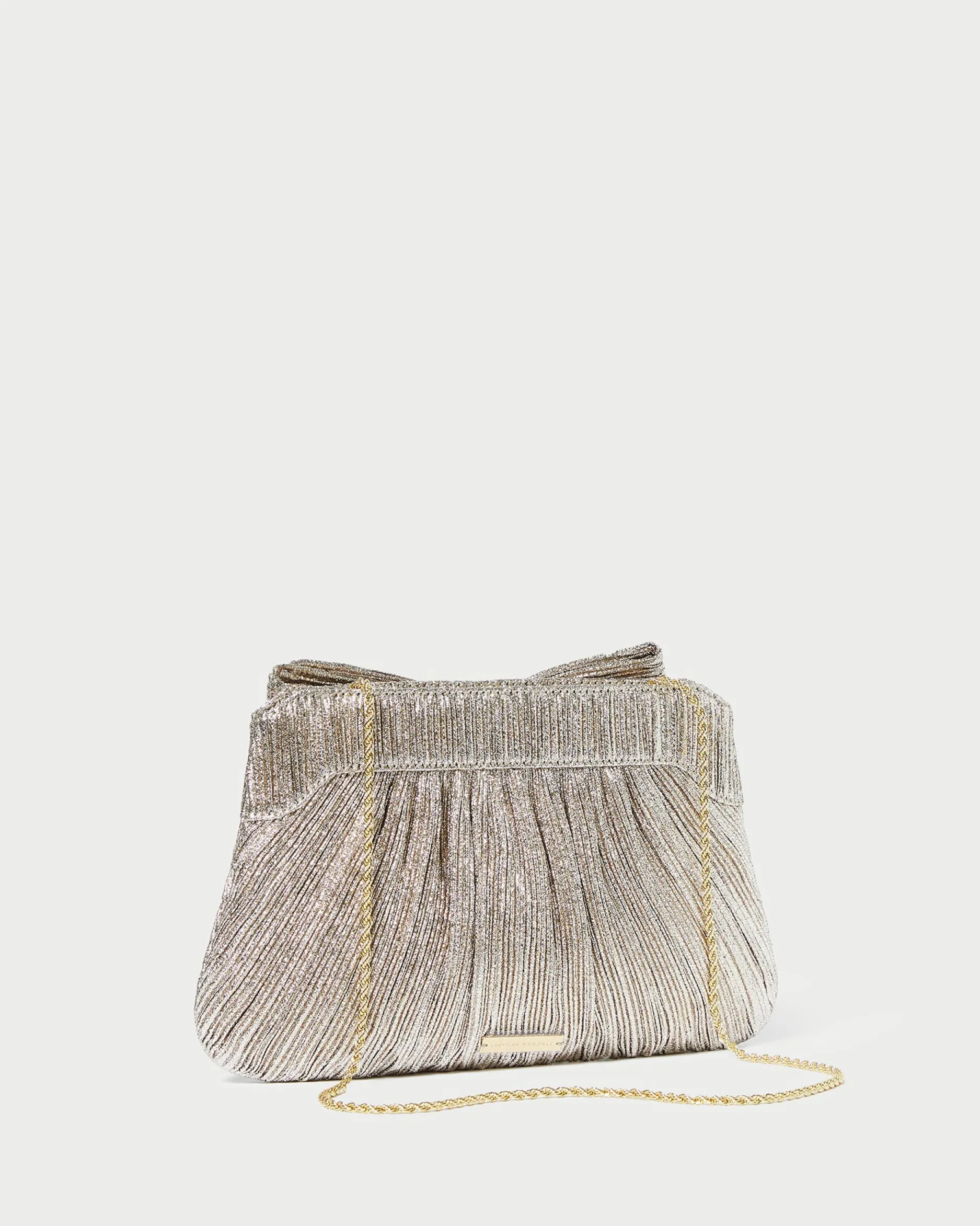 Loeffler Randall Rayne Pleated Bow Clutch| Clutches