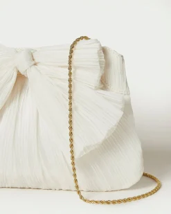 Loeffler Randall Rayne Pleated Bow Clutch| Clutches