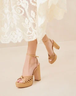 Loeffler Randall Rivka Knot Platform Sandal| FOR THE GUESTS|FOR THE BRIDE