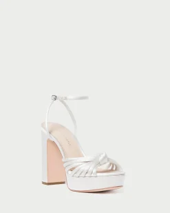 Loeffler Randall Rivka Knot Platform Sandal| SOMETHING BLUE|FOR THE BRIDE