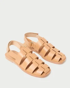 Loeffler Randall Sawyer Leather Caged Sandal| Casual Staples|Vacation Shop