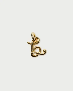 Loeffler Randall Small Gold Letter "B" Charm| Jewelry|Accessories