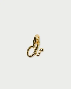 Loeffler Randall Small Gold Letter 