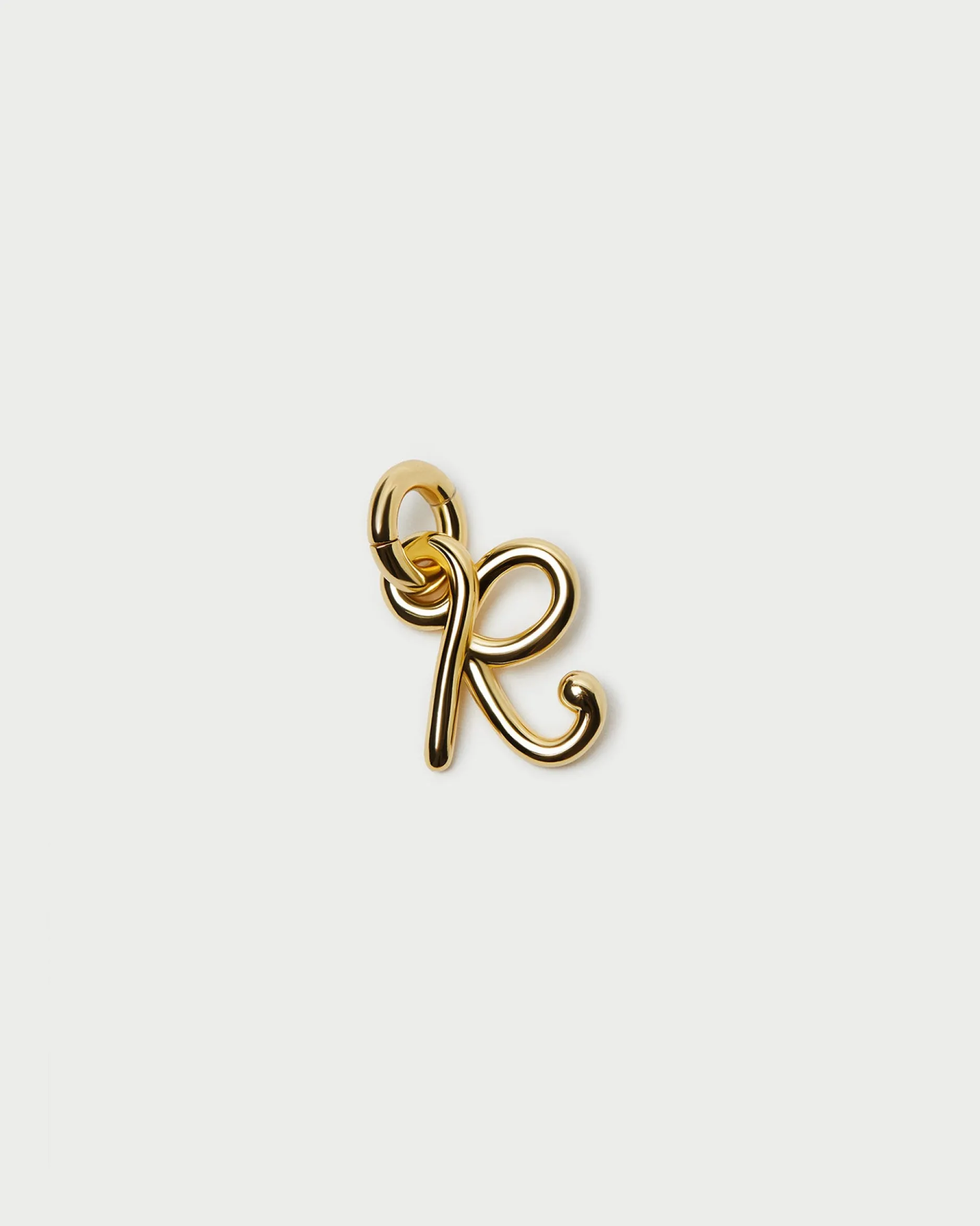 Loeffler Randall Small Gold Letter "R" Charm| Jewelry|Accessories