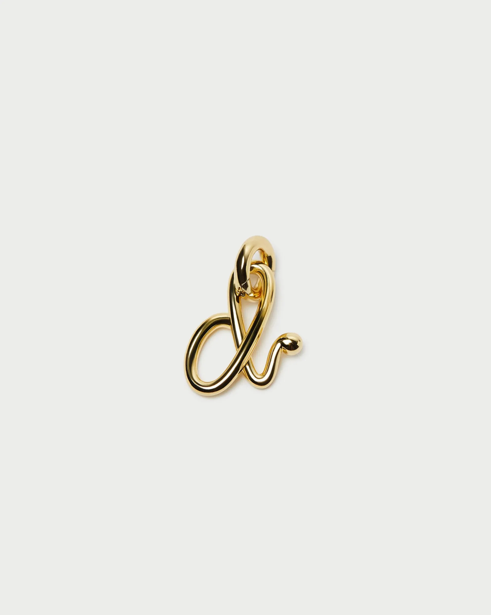 Loeffler Randall Small Gold Letter "R" Charm| Jewelry|Accessories