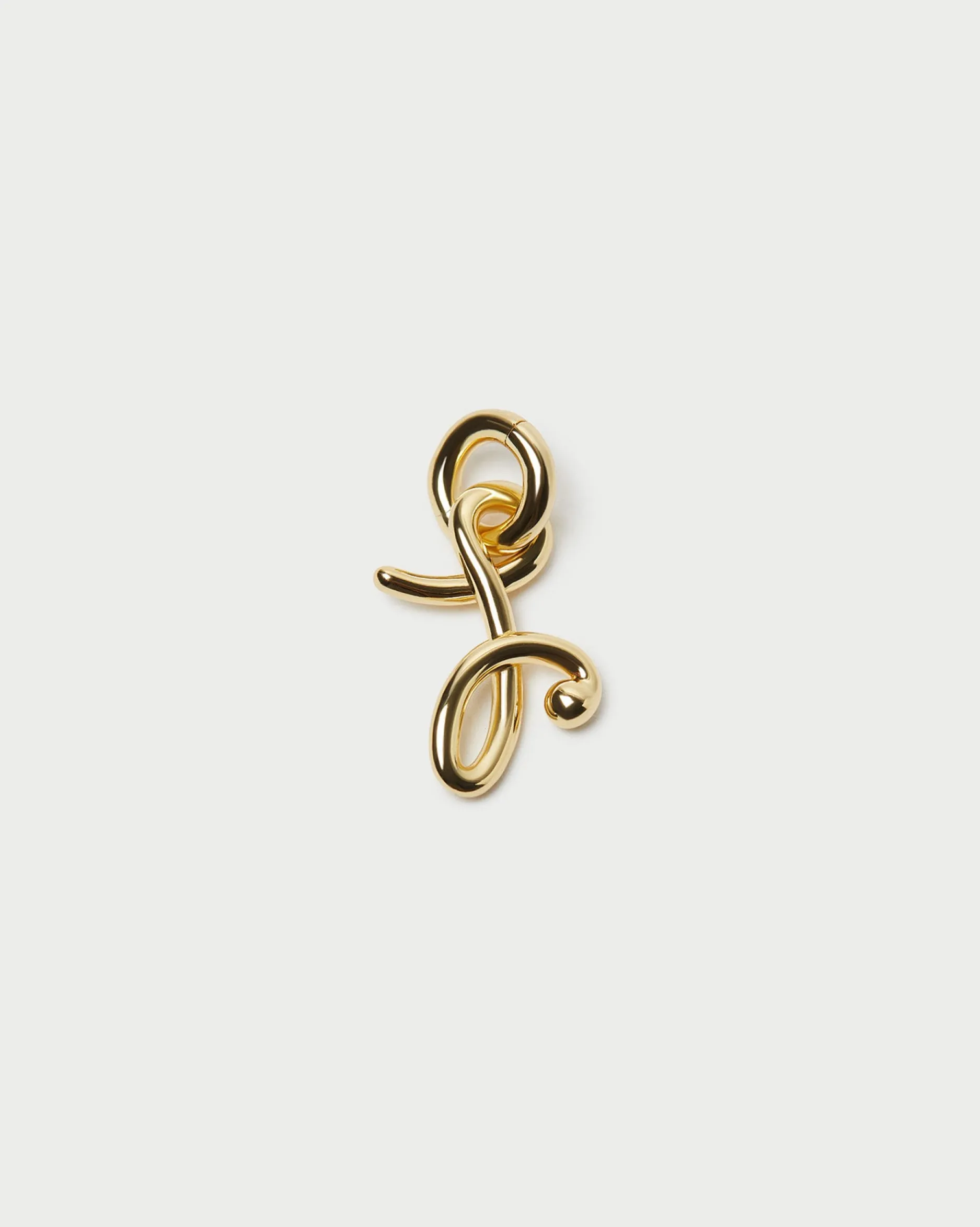 Loeffler Randall Small Gold Letter "R" Charm| Jewelry|Accessories