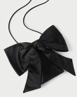 Loeffler Randall Violet Satin Bow Crossbody| FOR THE BRIDE|Crossbodies