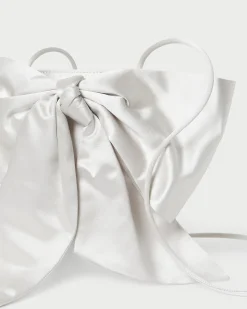 Loeffler Randall Violet Satin Bow Crossbody| FOR THE BRIDE|Crossbodies