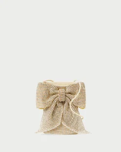 Loeffler Randall Violet Satin Bow Crossbody| FOR THE BRIDE|Crossbodies