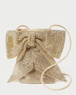 Loeffler Randall Violet Diamanté Bow Crossbody| FOR THE BRIDE|Crossbodies