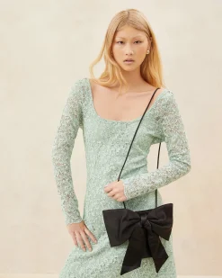 Loeffler Randall Violet Diamanté Bow Crossbody| FOR THE BRIDE|Crossbodies